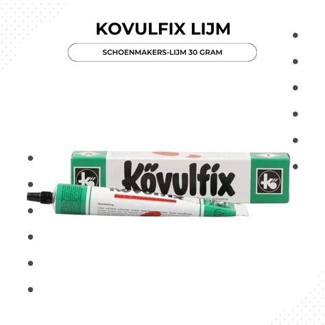 Kovulfix schoenmakerslijm 